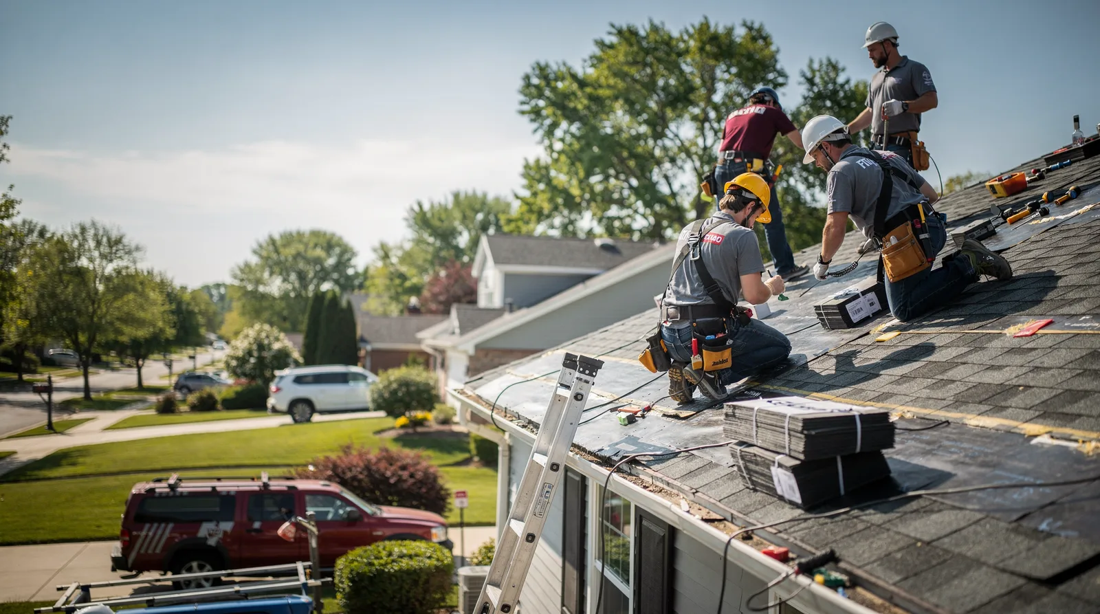 Roof Repair in Robbins, IL around you